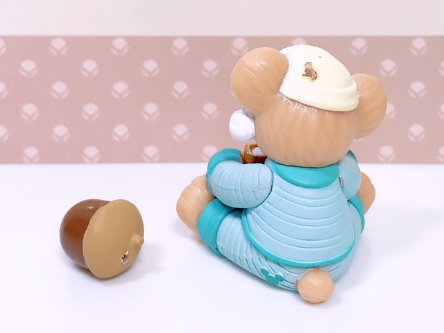 パジャマのオシリにミッキーマウスアイコン