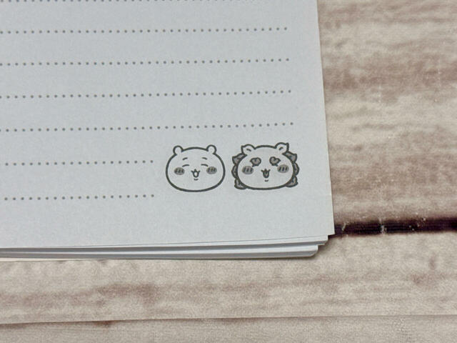 右下に注目！なんとお顔のイラスト入り。かわいすぎる！