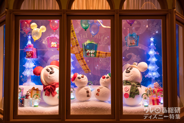 ワールドバザールのディスプレイ｜東京ディズニーランド2017年「クリスマス・ファンタジー」