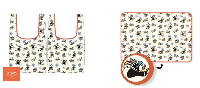 エコバッグ 2,530円、ケース付きブランケット 4,620円｜「チップとデール＆ドナルドダック」OH MY CAFE