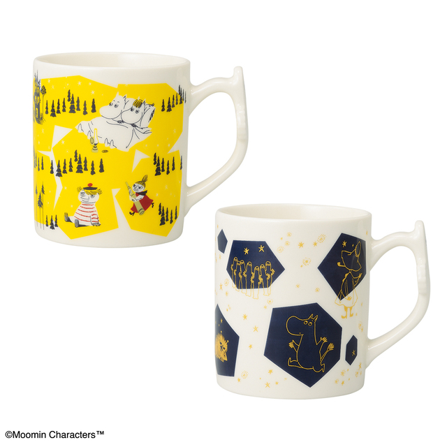 D賞：マグカップ(全2種) 約8.5cm【一番くじ ムーミン Look up at the stars】