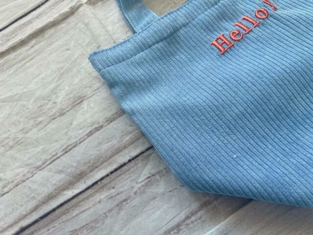 ランチバッグは爽やかなブルーをチョイス！