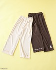 【ミッフィー×Green Parks】「miffy/ワンポイントカットリブパンツ」カラー：Light Beige/Brown、価格：￥4,990