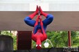 香港ディズニーランドのスパイダーマン