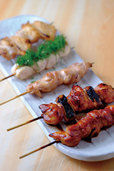 和食・やきとり 久助（人形町）　焼鳥各種1本230円（税別）