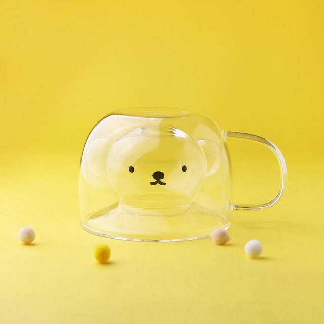 ミッフィーシリーズ「ボリス」ダブルウォールグラス　マグタイプ