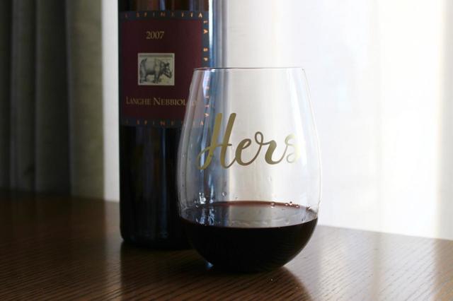 【ダイソー】ワインタンブラー His＆Hers／200円