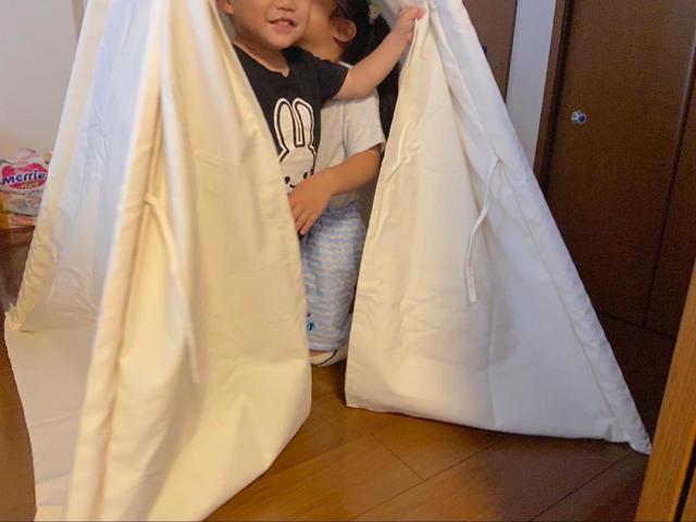 【カインズ インテリアテント】子どもたちも大はしゃぎ！