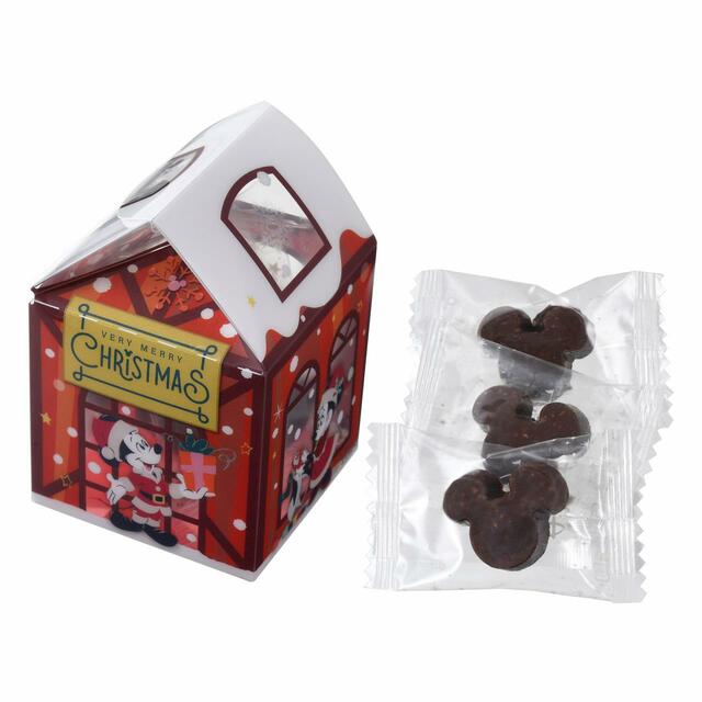 ミッキー＆ミニー、プルート クランチチョコレート DISNEY CHRISTMAS 2022 432円