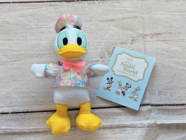 ドナルドのぬいぐるみとBOOKが入っています
