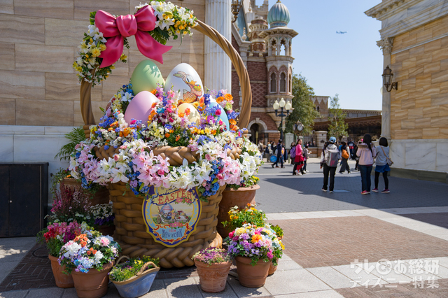 ウォーターフロントパークのデコレーション｜東京ディズニーシー2017年「ディズニー・イースター」