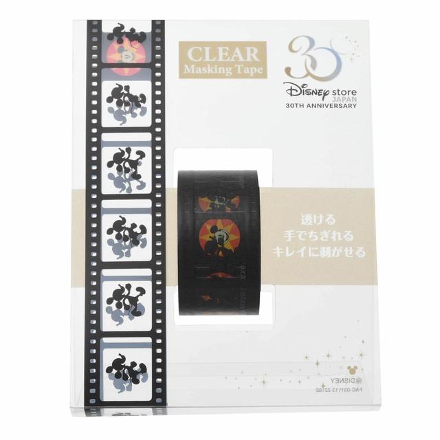 ミッキー デコレーションテープ Clear Disney Store Japan 30TH Running 550円