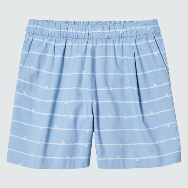 イージーショートパンツ 1,990円｜ユニクロ UT「ディズニー イン ブルー」