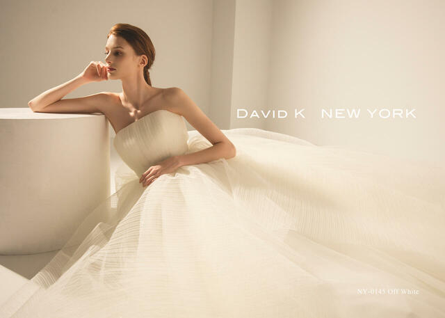 クラウディア「DAVID K NEW YORK(デヴィッド ケイ ニューヨーク)」新作ウェディングドレス