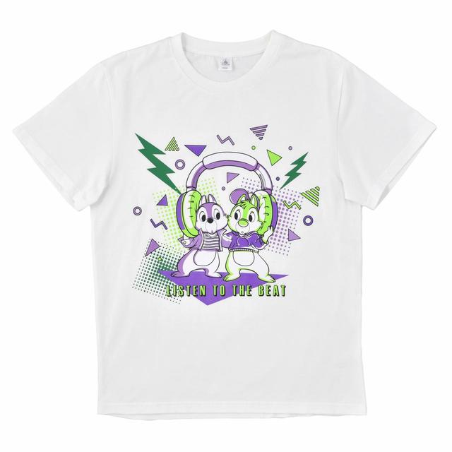 チップ＆デール 半袖Tシャツ 蓄光 LISTEN TO THE BEAT　3,960円 