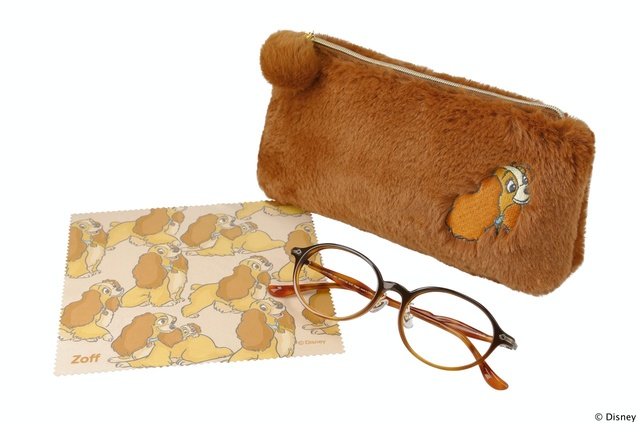 ZA221026_48E1（ブラウングラデーション）｜『わんわん物語』 レディ｜13,300円（税込・セットレンズ代込）｜ディズニー コレクション created by Zoff “FURRY series”