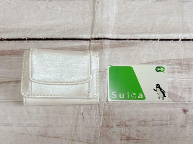 Suicaと並べてみました。コンパクトなサイズ感がうれしい♪