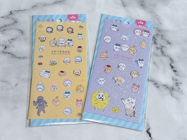 ちいかわキラキラシール3／各税込110円
