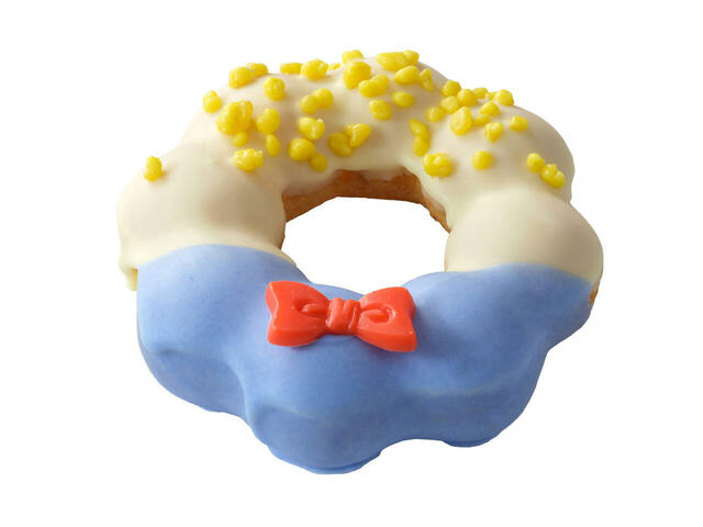 スペシャルドーナツ 450円|販売店舗:ラケッティのラクーンサルーン、ロイヤルストリート・ベランダ| 東京ディズニーランド ディズニー・パルパルーザ「ドナルドのクワッキー・ダック!ダック!ダックシティ!」スペシャルグッズスペシャルメニュー