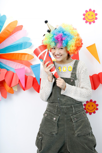 特大クラッカー、これからひっぱりますよ