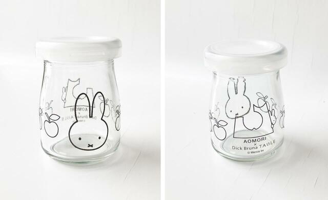 「AOMORI×Dick Bruna TABLE ミニボトル(リンゴ)」<価格:759円(税込)>【ミッフィーとリンゴをあしらった「AOMORI×Dick Bruna TABLE」限定グッズ第2弾が登場!イベント限定仕様の「サガラ刺しゅうバッグ」や「ランチョンマット」発売!】