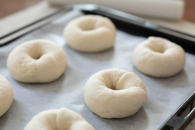 自家製生地×石窯焼きの自家製ベーグル