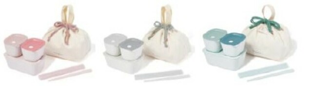 【Francfranc（フランフラン）】ランチボックス コンプリート５点セット　3,500円