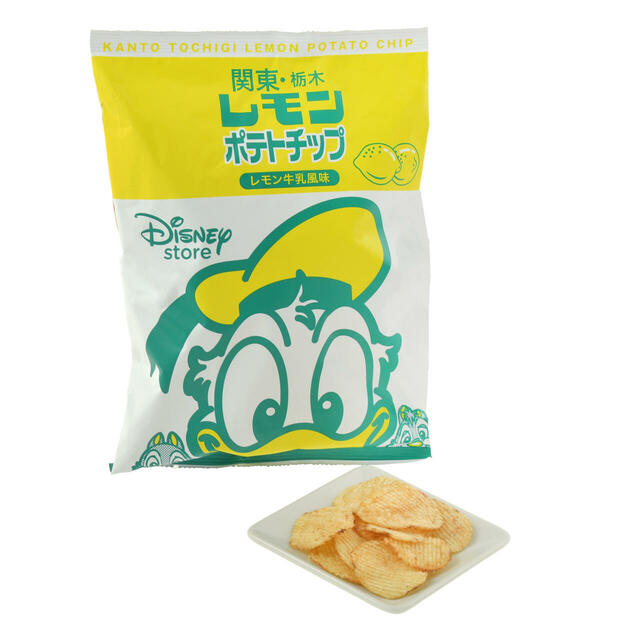 ドナルド、チップ&デール ポテトチップス 関東・栃木レモン LEMON GYUNYU 550円