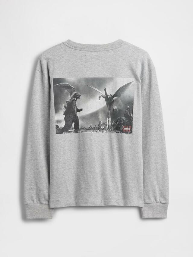 バッグ:ゴジラ グラフィック GAPロゴ Tシャツ 6,990円 (税込み)