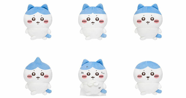 【ハチワレだらけくじ】E賞：てくてく全身ぬいぐるみバッジ／サイズ：約H80～85×W70×D35mm