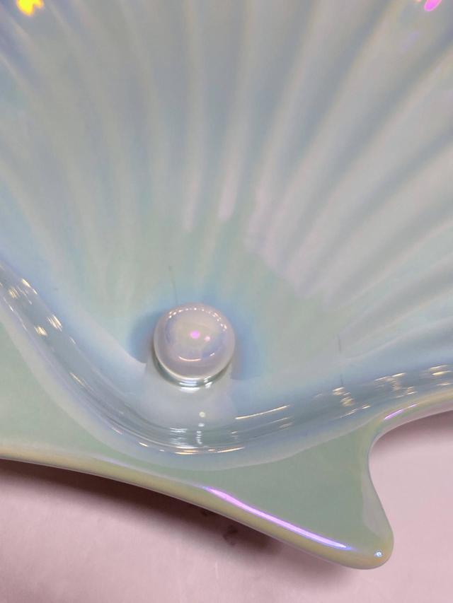 【Francfranc（フランフラン）】オパールシェル　プレート　S  MINT／税込900円