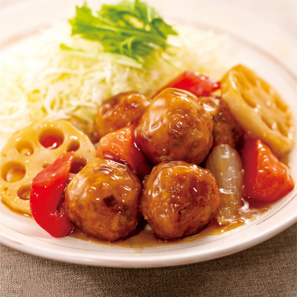 肉だんごのあんかけ定食