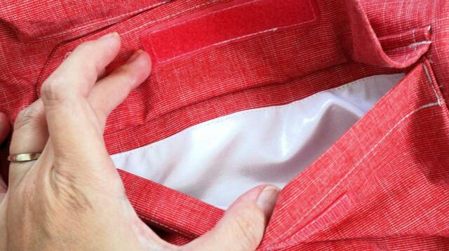 【ワークマン フレイムテックマウンテンザックライトウォームレイン】ポケットも防水