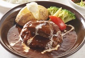大粒牛たんシチューのせハンバーグ