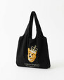 【Jubilee <ジュビリー>】コーデュロイ刺繍トートバッグ 英国ロイヤル(ブラック)