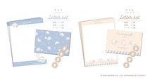 【シナモロールのんびりマルシェ】レターセット（全2色・BL/BE）各550円