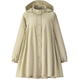 スタンドカラーAラインコート　ライトグリーン