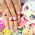 ネイルも推しカラーなSさん