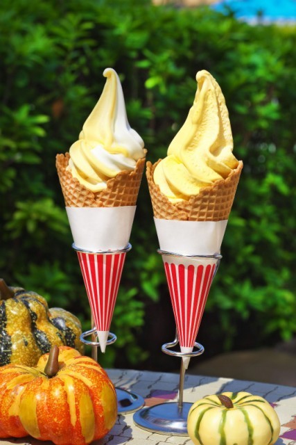 ソフトクリーム (パンプキン/ミルク/ミックス) 美味しい