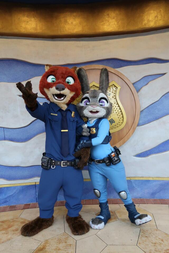 ズートピア ニックとジュディのグリーティング