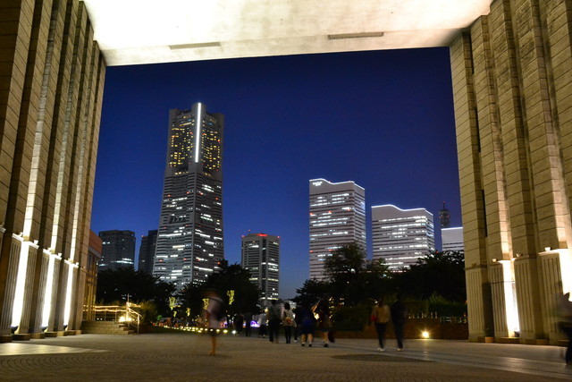 横浜みなとみらい　夜景 