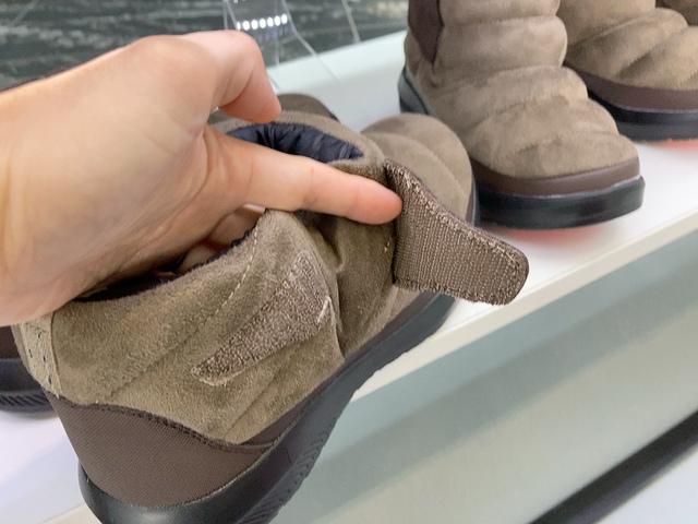 【ワークマン 防寒ブーツケベックショート】モコモコとしたフォルムで見た目も暖かい