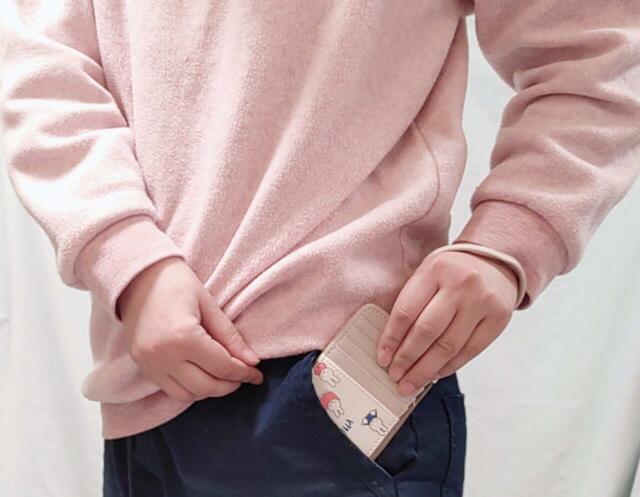 ポケットに入れてもOK