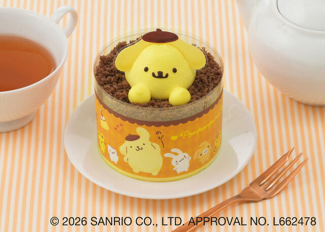 可愛すぎる！ポムポムプリンのプリン風ケーキ【銀座コージーコーナー×サンリオ】