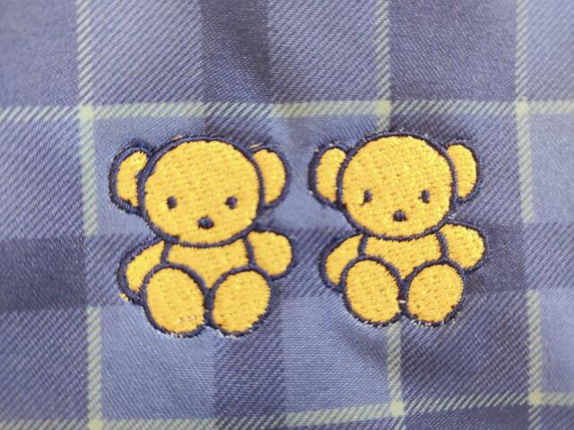 ミニポーチにはくまちゃんが♪