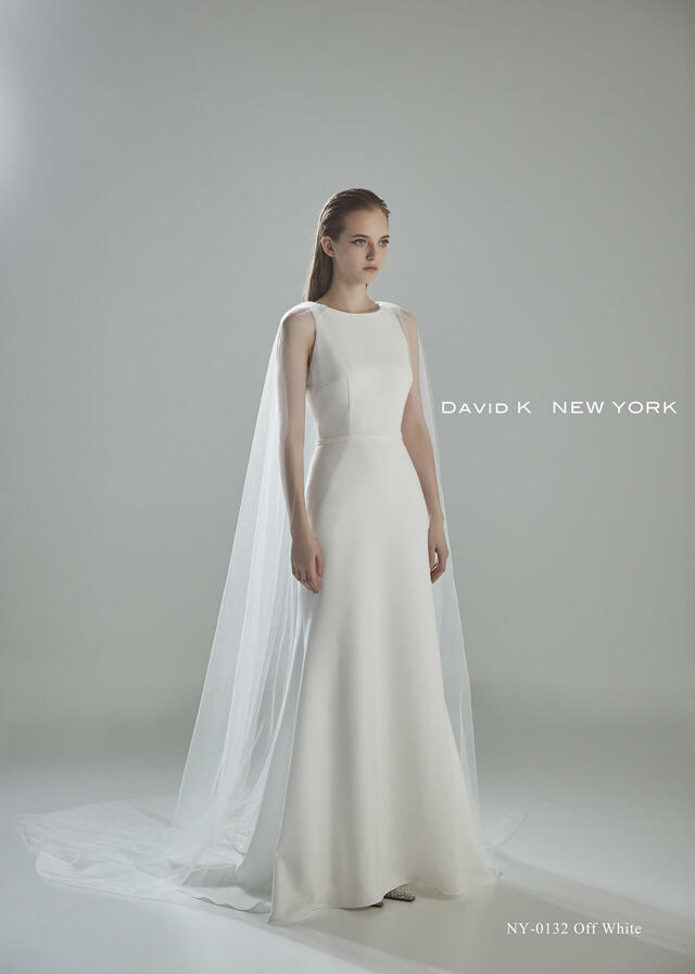 クラウディア｜「DAVID K NEW YORK（デヴィッド ケイ ニューヨーク）新作ウェディングドレス｜NY-0132_Offwhite