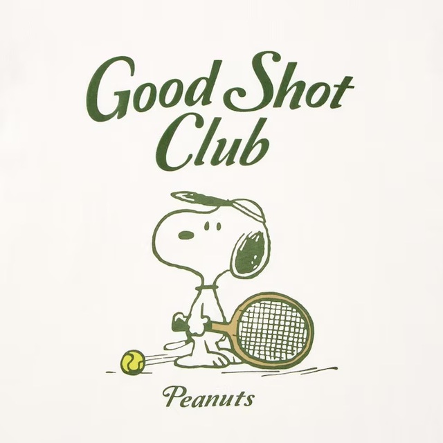 ユニクロ ピーナッツ スポーツクラブ UT（半袖・レギュラーフィット） ¥1,500