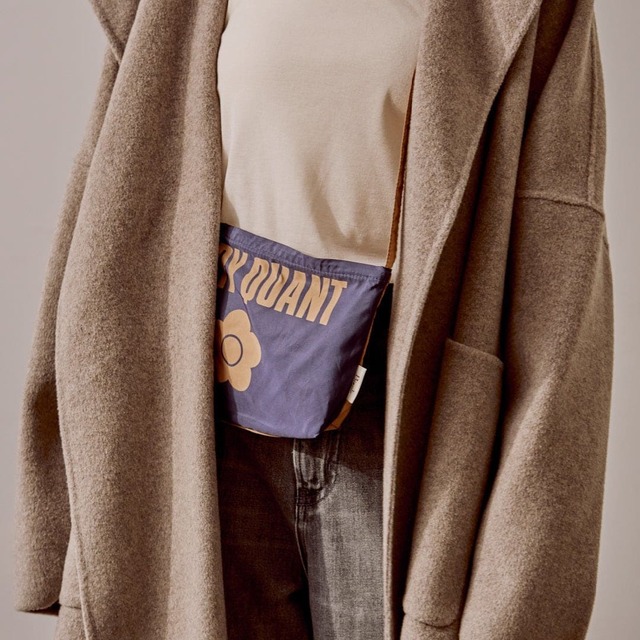 【MARY QUANT＆Biople】旅にも街にも活躍するポケッタブルでコンパクトなショルダーバッグ