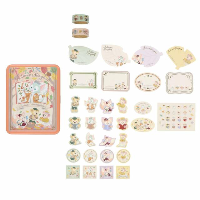 シール｜2,000円｜「ダッフィー＆フレンズのオータム・ストーリーブック」スペシャルグッズ｜販売店舗：東京ディズニーシー「マクダックス・デパートメントストア」｜発売日：2023年9月7日（木）