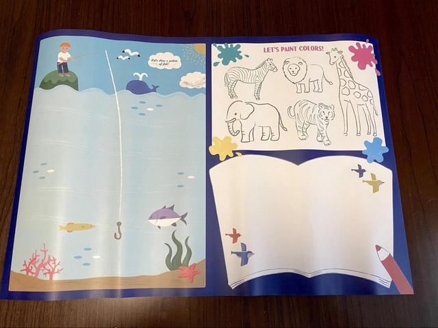 おふろお絵描きシート